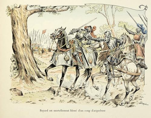 Affiches et gravures Histoire du chevalier Bayard Paul De Semant impression toile 60x90