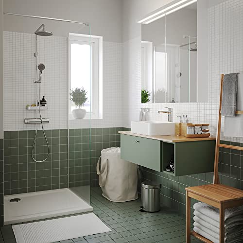 Paroi de douche en verre 84 x 199 cm OPPEJEN écran de douche transparent - 5