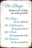 Hochwertiges Retro Motiv Blechschild der Marke DekoDrom 20x30 cm, Stahlblech, 4 Löcher zur Montage, gewölbt, umgelegte Kanten, im Mehrfarben – Druck, seidenmatt bis glänzend, NEU & OVP. Qualität MADE IN GERMANY! Sehr gute UV Beständigkeit, abriebfest, eloxiert und daher korrosionsgeschützt.