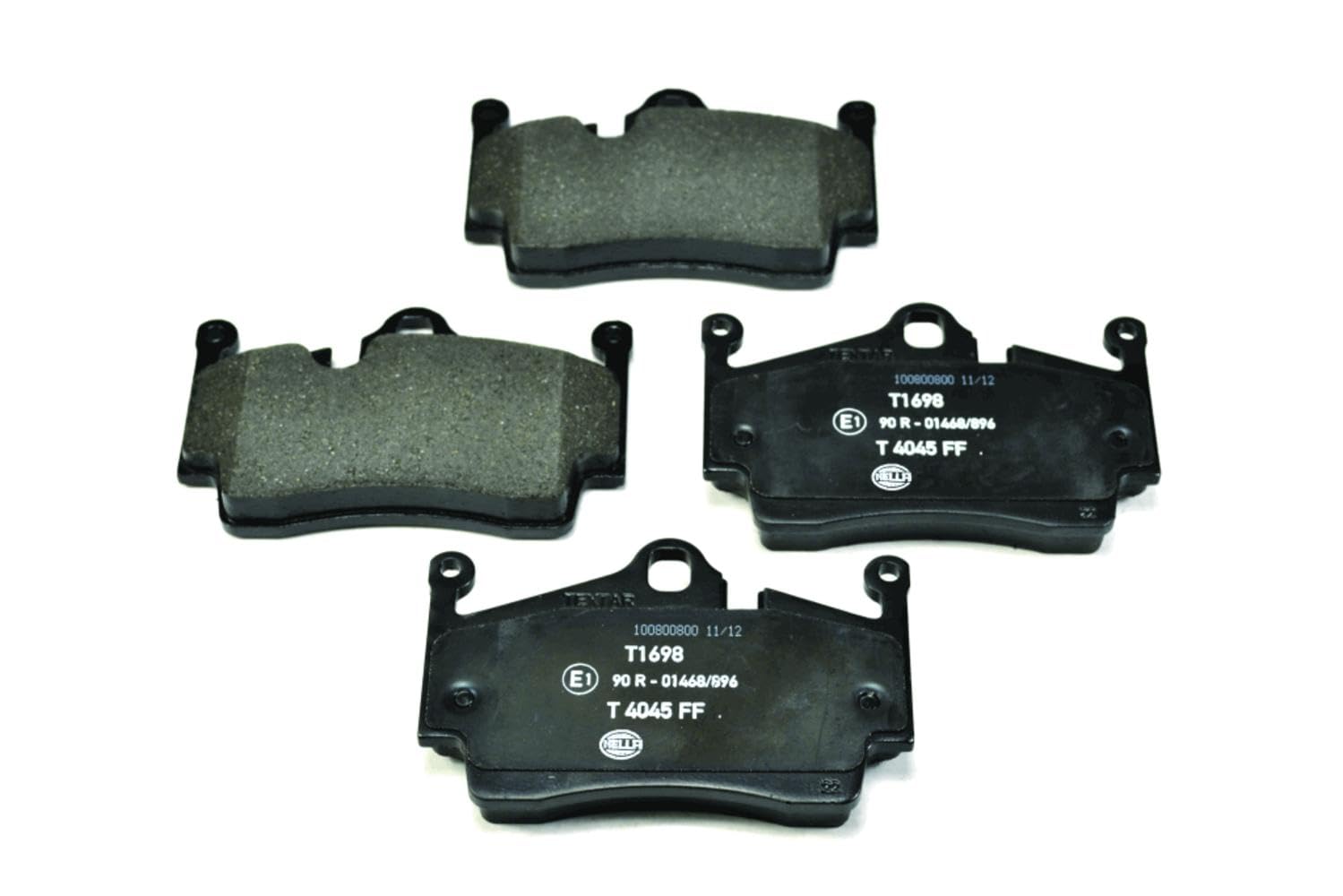 HELLA PAGID 8DB 355 013-311 Bremsbelagsatz – T1698 – Bremsbelag für Brembo-Systeme