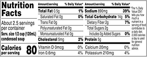 Campbell's Condensed Vegetable Beef Soup, 10.5 oz. Can (Packaging May Vary)