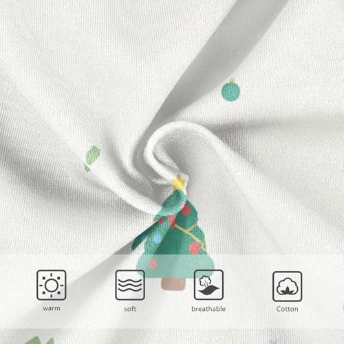 Christmas Trees Girls' Underwear Soft Touch Organic Underwear for Toddlers in Sizes 2T,3T, 4T, 5T, 6Y and 8Y3