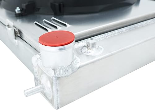 Miniatura 7 de Radiador para Jeep Grand Cherokee 5.2L V8 1993 1994 1995 1996 1997, radiador de aluminio de 3 filas + cubierta / ventilador + kit de relé