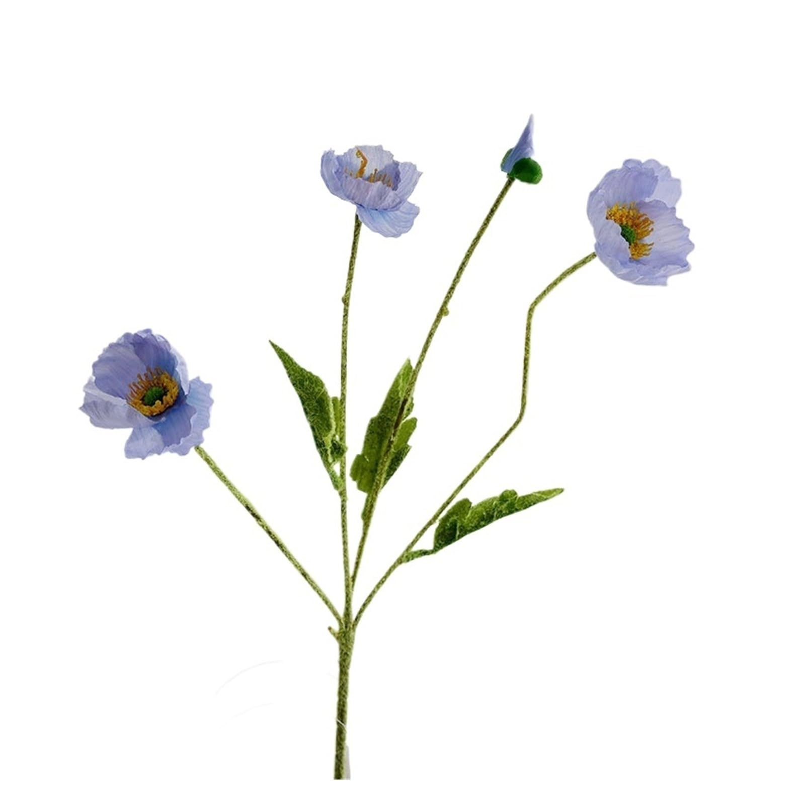 HamPaesk 1PC Artificial Flower Long Stem Home Garden Table Wedding DIY Party Bouquet Decoration(Light blue)
