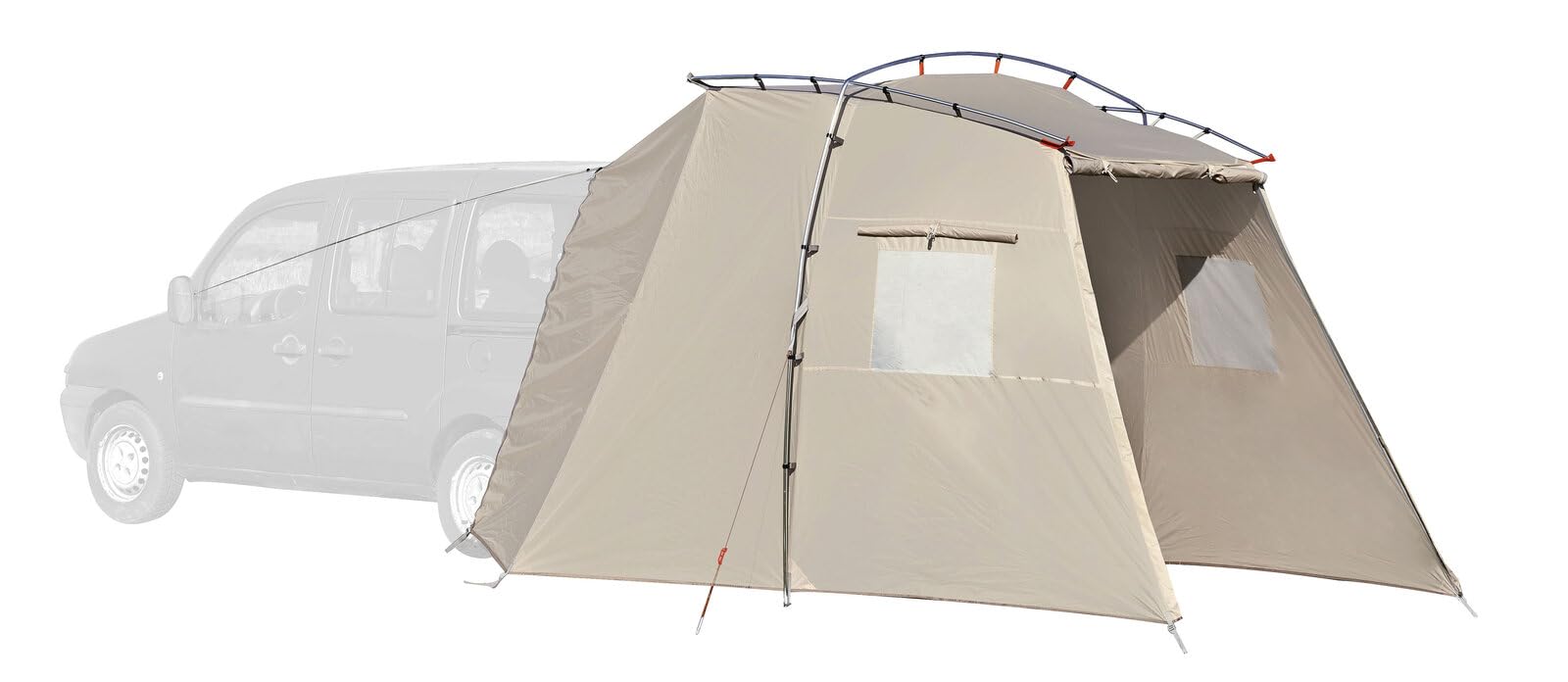 VAUDE Drive Wing, Vorzelt zum Andocken an Kastenwagen, Linen Sport & Freizeit