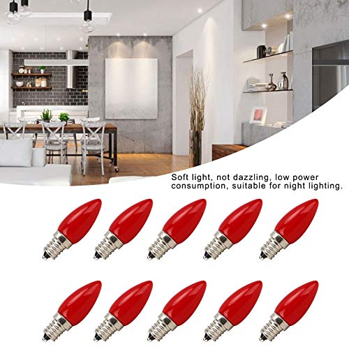 10Pcs Lampadina E12 Lampadine a filamento LED