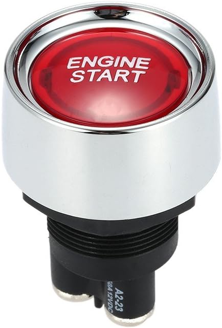 Jtron® DC 12 V 50 A Red Light Push Start Ignition Switch für ...