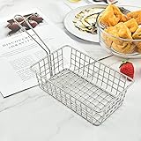 Pérdida de comida rápida, manténgase crujiente y delicioso, sin residuos de aceite; Muy adecuado para papas fritas, anillos de cebolla, donas, palitos de queso, camarones, etc.