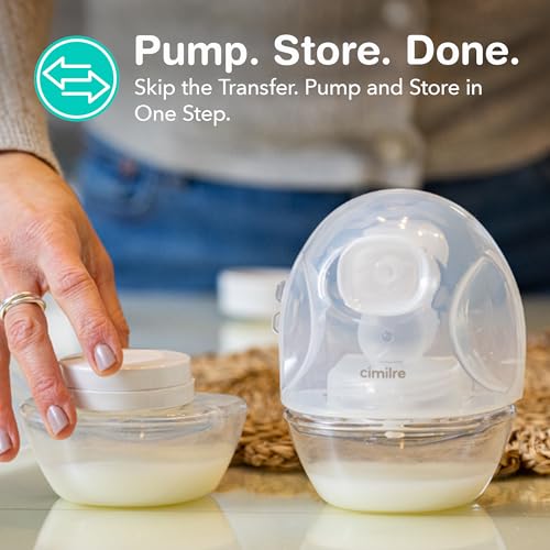 Extractor de leche portátil con copas manos libres miniatura 7