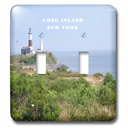 Interrupteur à bascule double Montauk Point Long Island New York décoratif mural