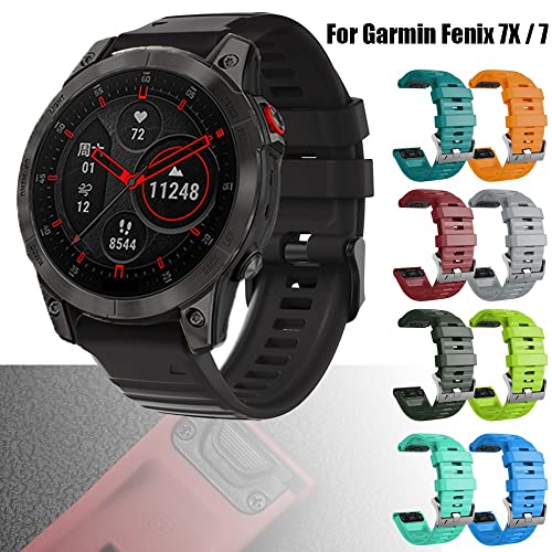 Correa de reloj compatible con Garmin Fenix 6 7X Forerunner 945 Instinct 2 banda ágata 2
