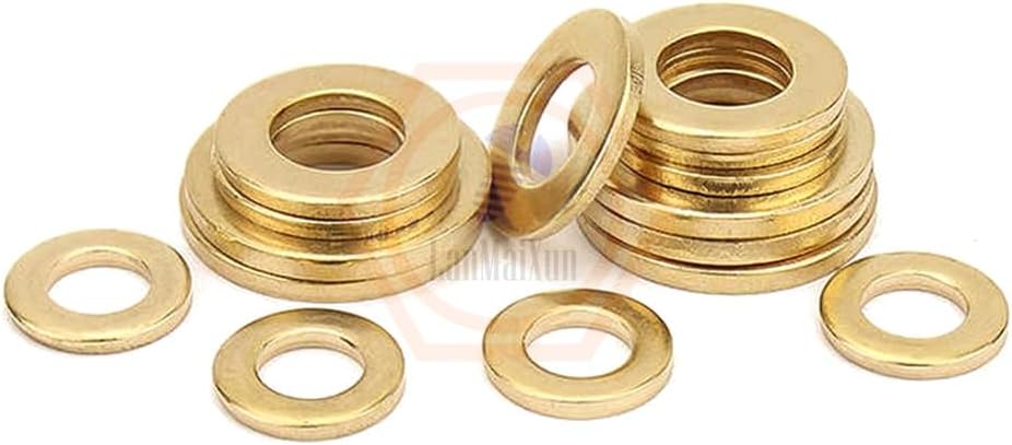 40pcs 4mm×14mm×1.2mm Brass Flat washers