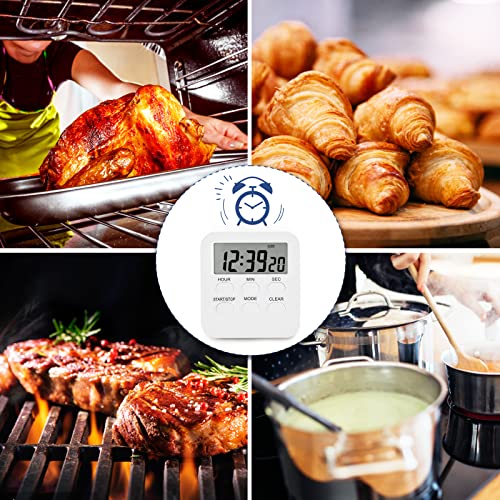 Timer Digital Kitchen Timer For Cooking, Desk Timers For Teacher Kids, Big Digits, Mute Switching, Magnetic Backing, Stand - White #TOP7