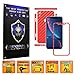 Produktbild X-Skinz, Full Body Rot Carbon Skin Schutzfolie für Apple iPhone XR  Split Cut, Displayrahmen + Rückseite Case Cover Hülle Sticker, Vinyl Wrap Aufkleber Panzerfolie