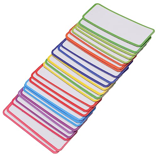 jojofuny 27個薄型磁性 トボー ベル 名札対応 冷蔵庫や トボード用 書き消し