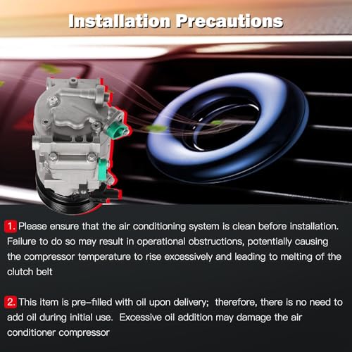 Image of Air Conditioning Compressor for Hyundai Sonata 2.4L 3.3L for Kia Magentis