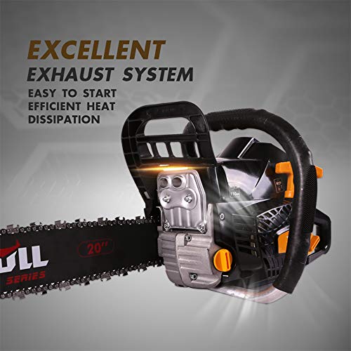 X-BULL 20-Inch Gas Powered Chain Saw 58cc