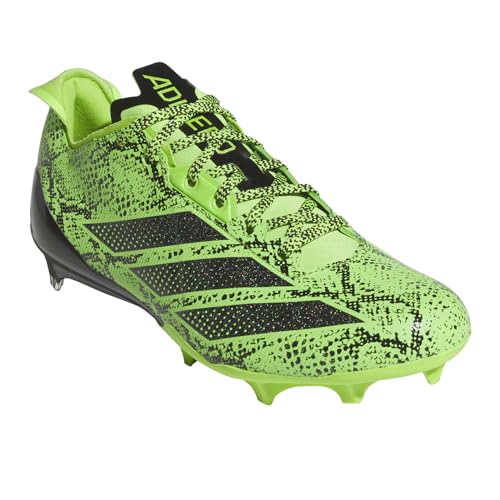 Image of Adidas Men's Adizero Electric Football Cleats, Team Semi Sol Green /Black /Team Semi Sol Green, 11.5 Medium