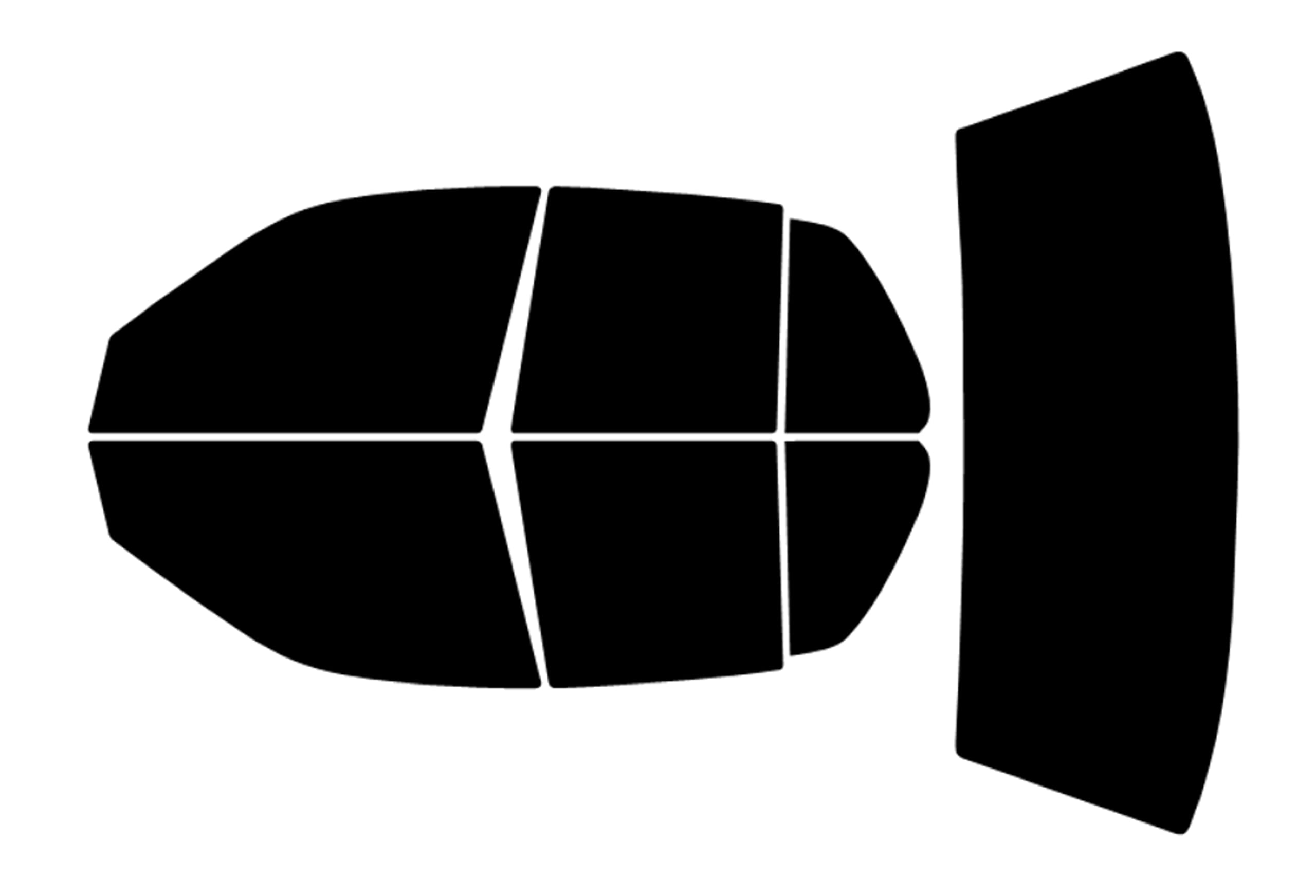 True Line Automotive Window Tint Film for Cars Compatible with Ford Crown Victoria 1998-2011 - Customizable All Side and Back Windows - Car Window Tint - Pre Cut Window Tint for Car Windows