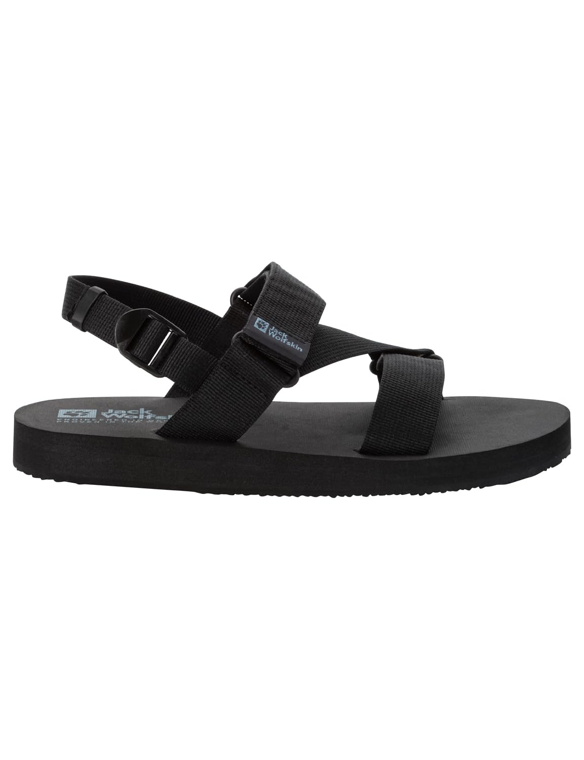Jack Wolfskin Men's Urban Discover Belt Sandal M, Black, 8 UK