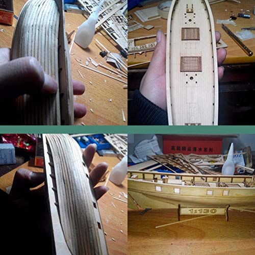 Holz Segelboot Schiff Kit Home DIY Modell Dekoration Boot Geschenke Spielzeug für Kinder – Bild 5