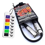 Haciendo tus calidad pin 3 del conector XLR tapones SEÑAL CLEANERHigh y silencioso, libre de oxígeno de alambre de cobre aseguran que su señal es tan clara como, posiblemente, puede ser a través de cualquier longitud.