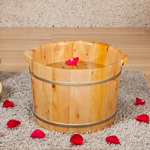 Spa de pies de madera para baño y masaje en casa miniatura 5