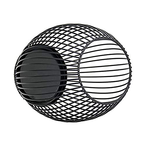 Queta Set van 3 kandelaars ovale kandelaars staafkaars metalen decoratieve kandelaar staafkaars metalen decoratieve kandelaar, verjaardag, Kerstmis (zwart) - Image 8