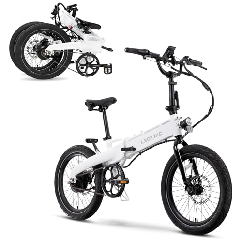LECTRIC XP Lite2 Folding Electric Bike for Adults, Arctic Wh...