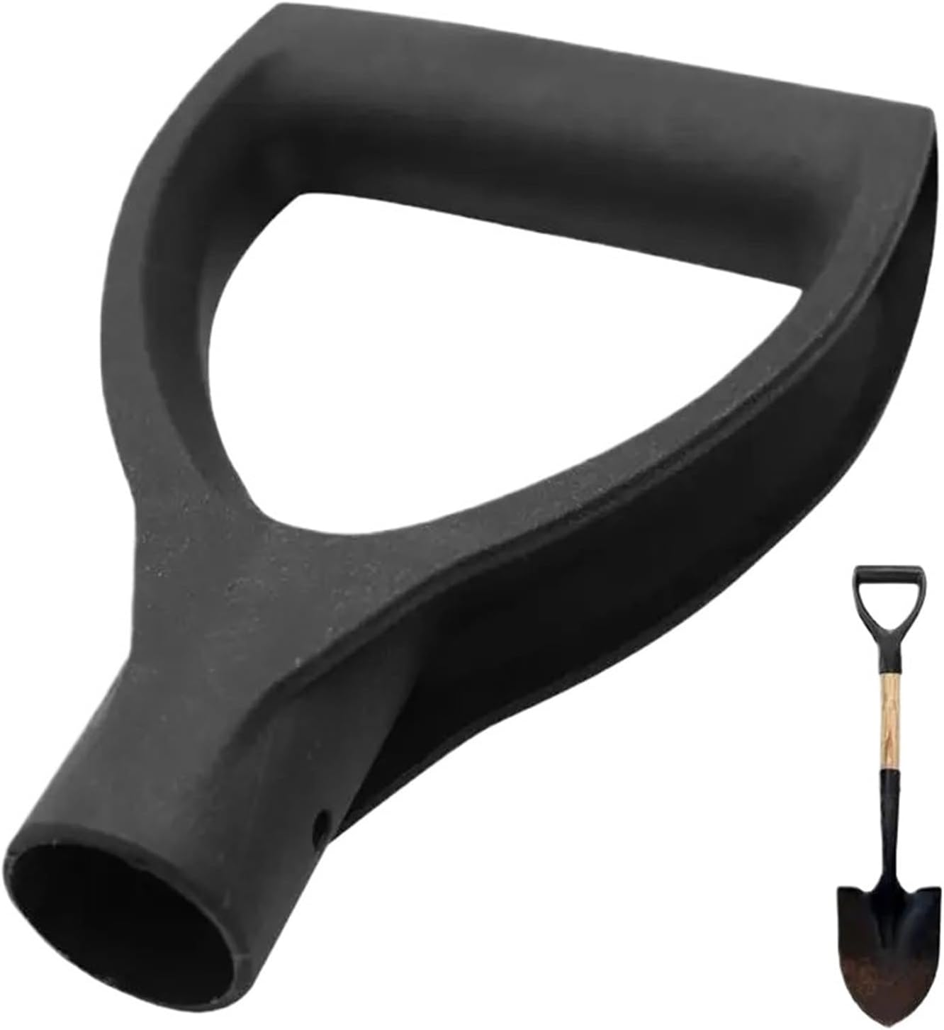 Shovel Handle 5pcs D-Shaped Snow Shovel Grip Thickened Plastic Shovel Handle Digging Rake Tool Replacement Accessories for Digging and Raking
