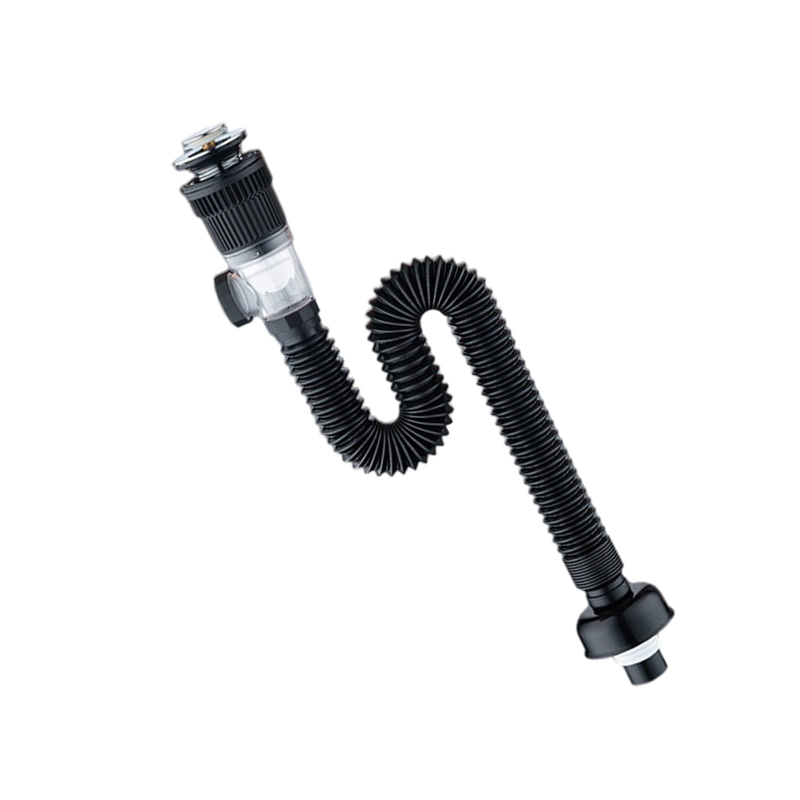 Bathroom Washbasin Drain Pipe Anticlogging Sink Strainer Stretchable Deodorants Pipelines Sink Hose Plumbing Enduring Strainer Drain Pipe Plumbing