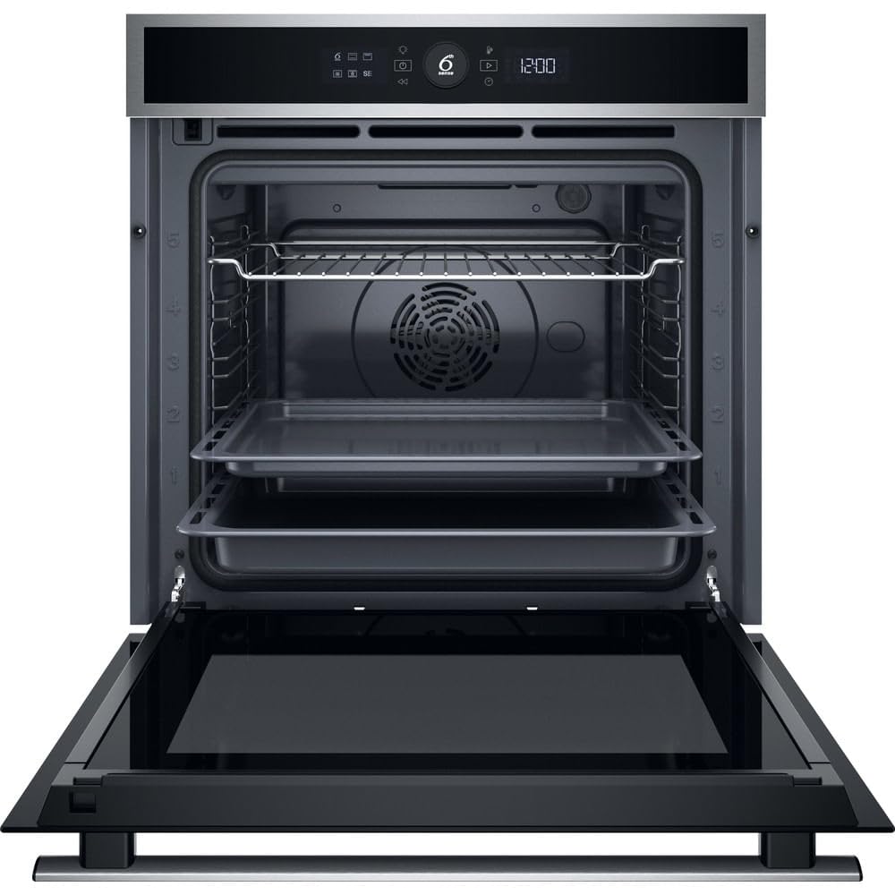 Whirlpool WOI4IS8PM0SXA Forno multifunzione Inox 17 funzioni Pizza310° Cook4 Steam+ classe A+ 73Lt, Pirolisi + Idrolisi