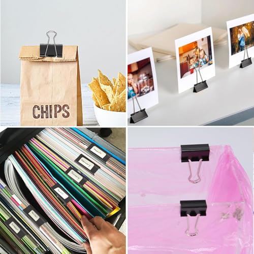 Image of Ufmarine Extra Large Binder Clips 2 inch, (10 Pcs) Big Paper Clips for Office Supplies