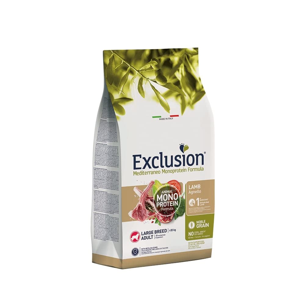 WYŁĄCZENIE Śródziemnomorskie MONOproteiny NOBLE GRAIN DOG DULT DUŻY JAŃCUCH 12 kg
