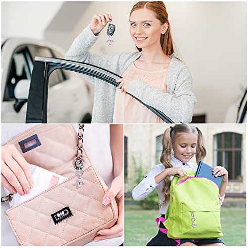 60 Pieces Angel Keychains Set Baby Shower Favors for Boy Girls Wedding Party Favors for Guests 60 Pieces White Organza… - Image 8