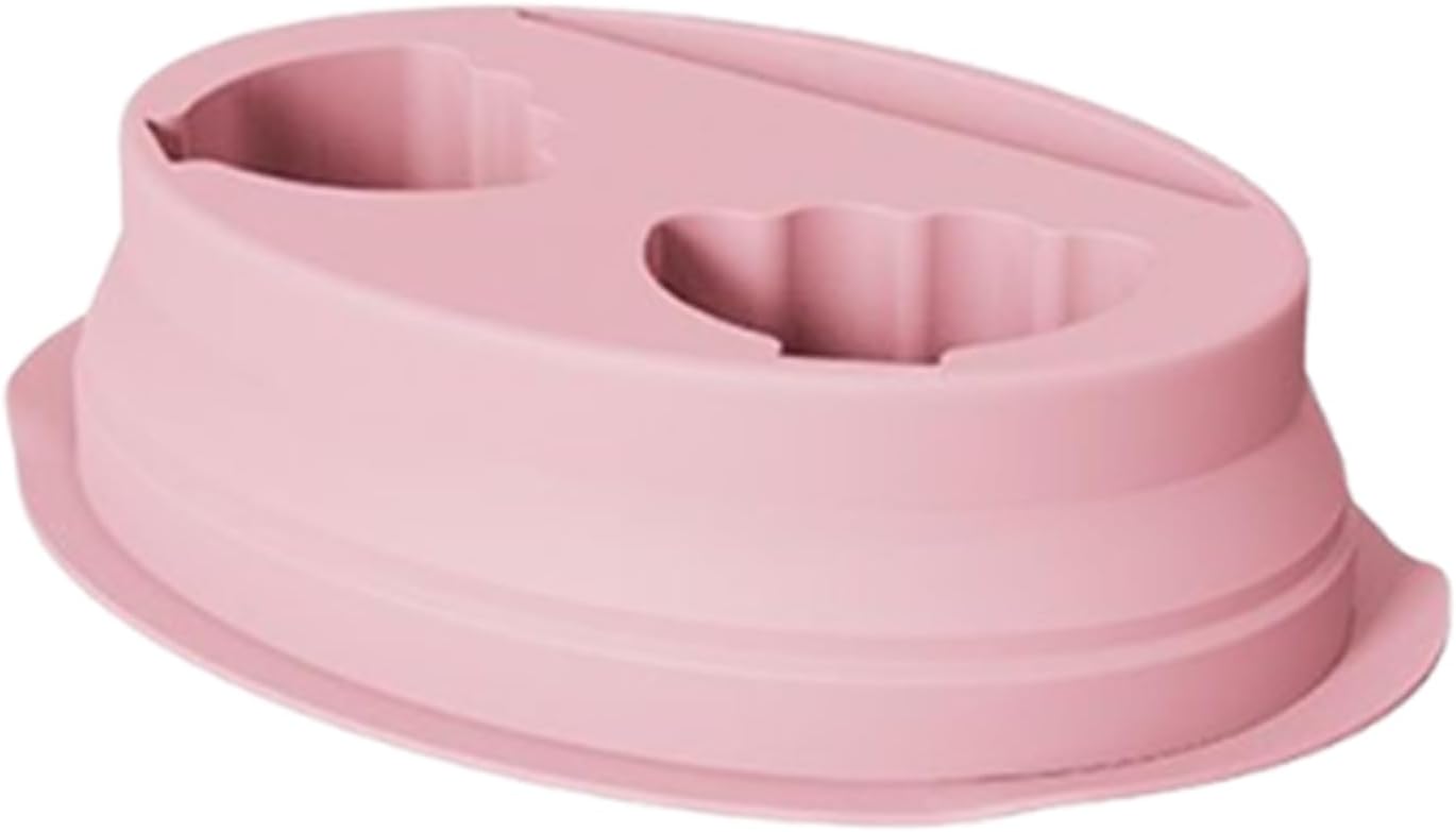 Nail Soak Off Bowl, Silicone Manicure Hand Dish, Foldable Soaking Tray, Comfortable Polish Remover Tool, Hand Bath Cleaner for Gel Removal Cleaning Routine, 9.06×6.69×3.15 Inches