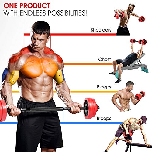 Yes4All Adjustable Dumbbells - 60 Lb Dumbbell Weights With Protective Silicone Sleeves And Dumbbell Connector #TOP5