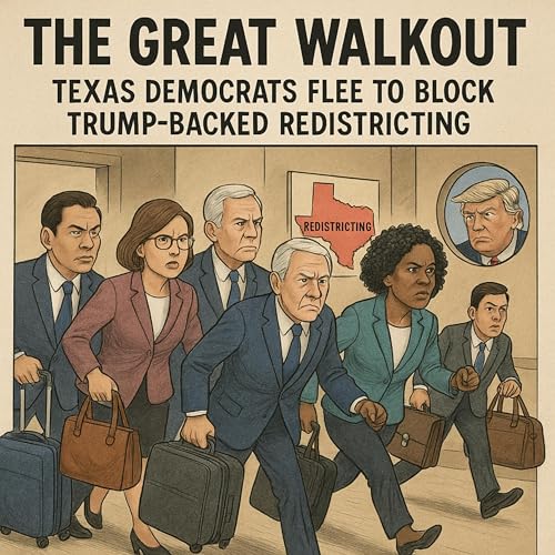 『The Great Walkout: Texas Democrats Flee to Block Trump-Backed Redistricting』のカバーアート