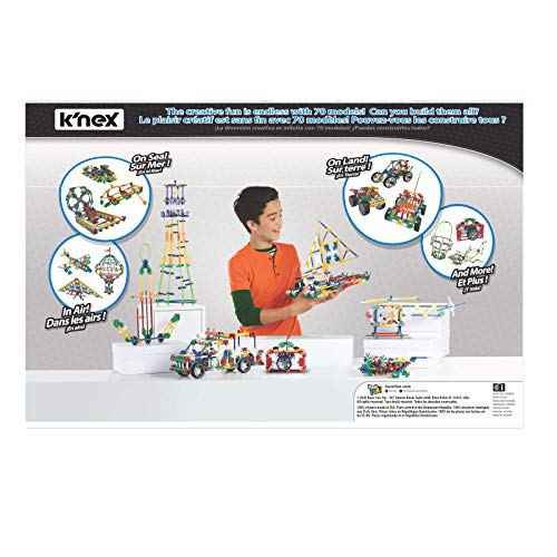 K'nex 70 Model Building Set - 705 Pieces - Ages 7+ Engineering Education Toy (Amazon Exclusive) #TOP2