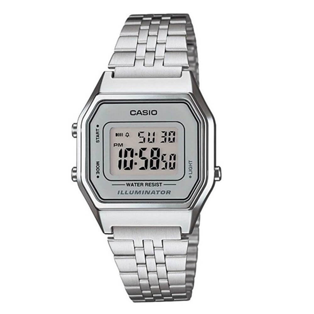 Casio Montre Femme Digitale avec Bracelet en Acier Inoxydable – LA680WA-7D