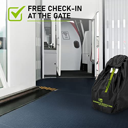 Kiddi Go Car Seat Travel Bag For Airplane | Airport Gate Check Bag Approved. Universal Size, Baby Infant Seat Travel Bag Cover With Padded Adjustable Straps #TOP4