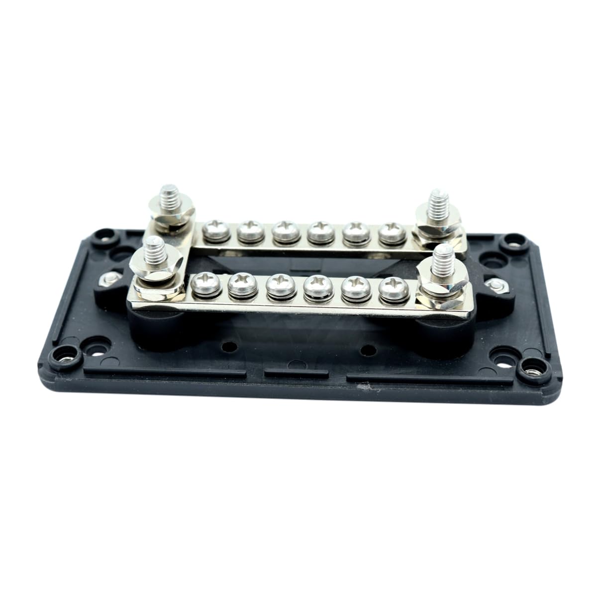 Universal Fit Car/Boat Power Distribution Block 48v 100a Bus Bar Box Cover Modular Design Glass Fiber Nylon Base