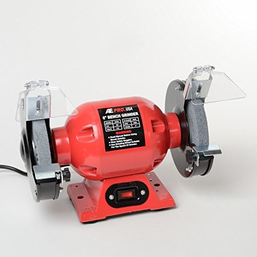 6" Electric Bench Top Grinder Power Sharpen Sharpening Blade Grinding