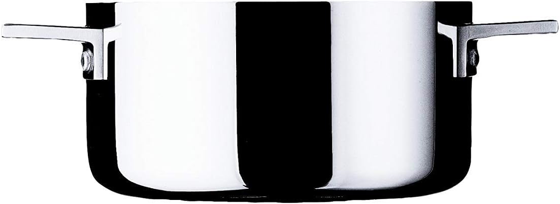 Mepra Attiva 22 cm Inner Vegetable Steamer, 2 Handle, Tri-ply, Stainless Steel Finish, Aluminum Core, Dishwasher-safe