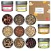 Heavenly Tea Leaves Herbal Tea Sampler, 9 Count - Naturally Caffeine-Free Loose Leaf Teas