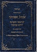 Machzor for Yom Kippur (Hebrew and Russian Edition) 9652930431 Book Cover