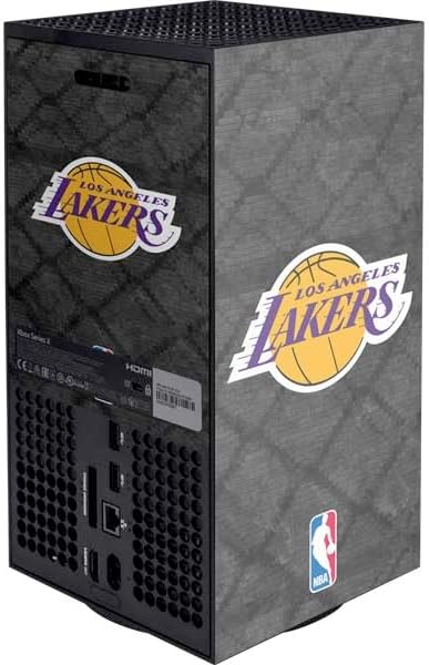 Skinit Decal Gaming Skin Compatible with Xbox Series X Console - Officially Licensed NBA Los Angeles Lakers Dark Rust Design