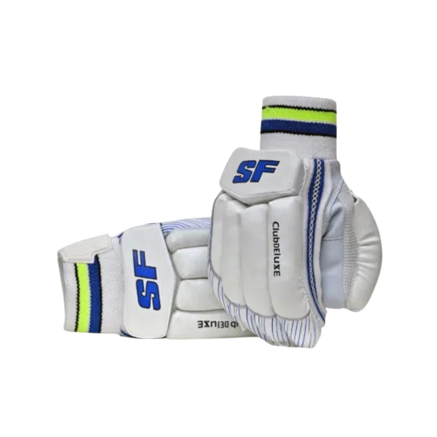 SF Club Deluxe LP Right Hand Cricket Batting Gloves – Boys, Lightweight Protection & Comfortable Grip for Leather Ball Cricket-image-36