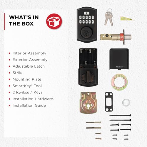 Kwikset SmartCode 270 Keyless Entry Electronic Touchpad Deadbolt Door Lock with Auto-Lock, Custom User Codes, Advanced Security in Venetian Bronze Traditional - image 8