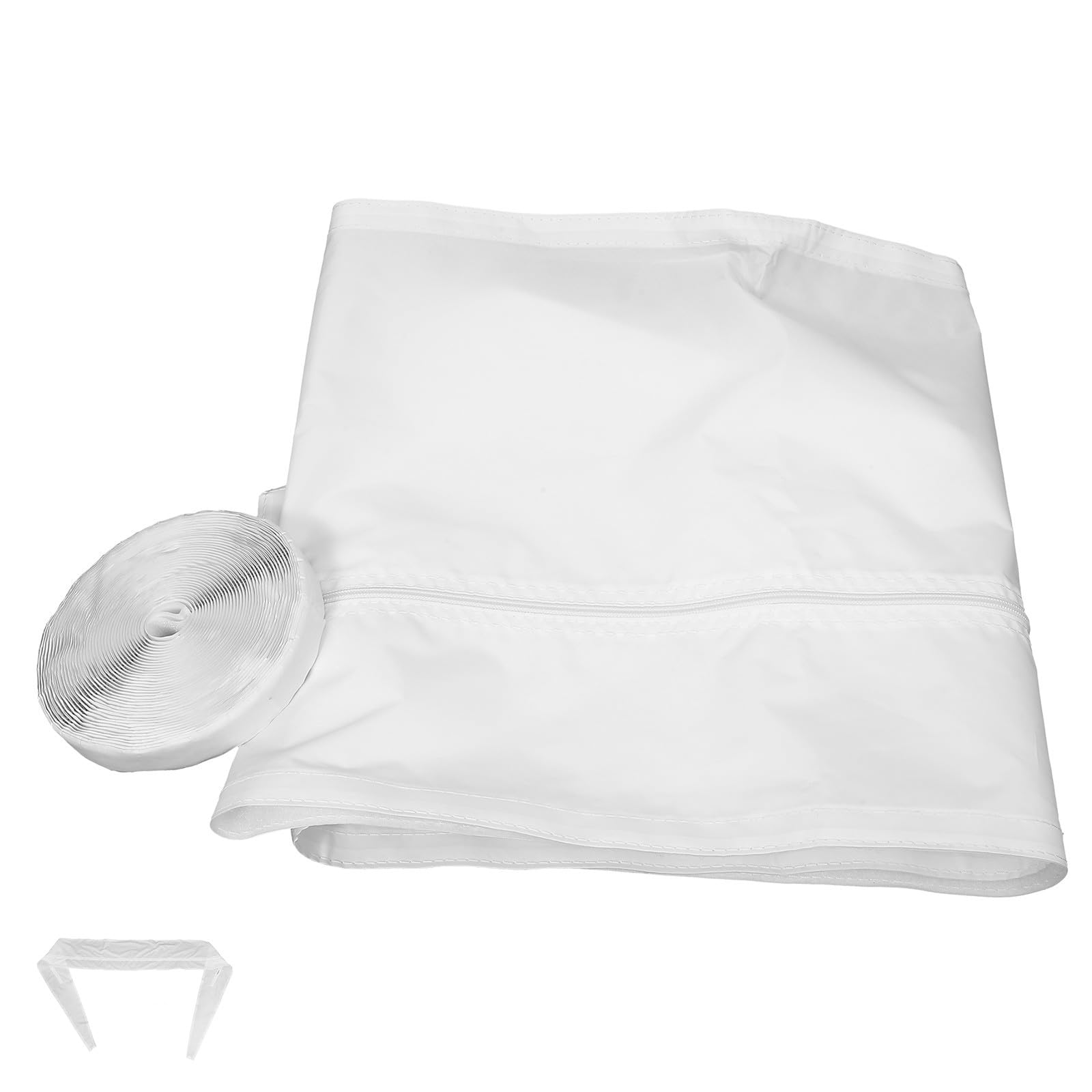 Joint de fenêtre pour climatiseur portable kit calfeutrage tissu étanchéité blanc ajustable